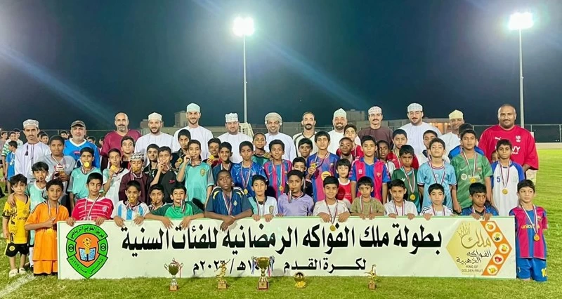 اختتام بطولة الفئات السنية بفريق العوابي