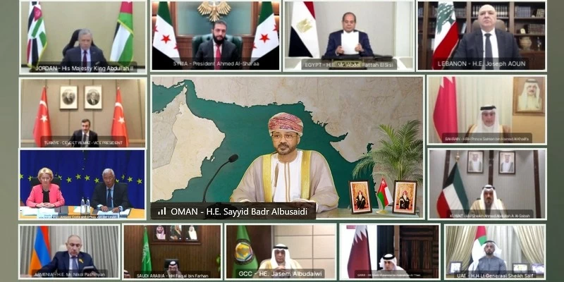 في مؤتمر القادة الطارئ حول تطوّرات الأوضاع في المنطقة