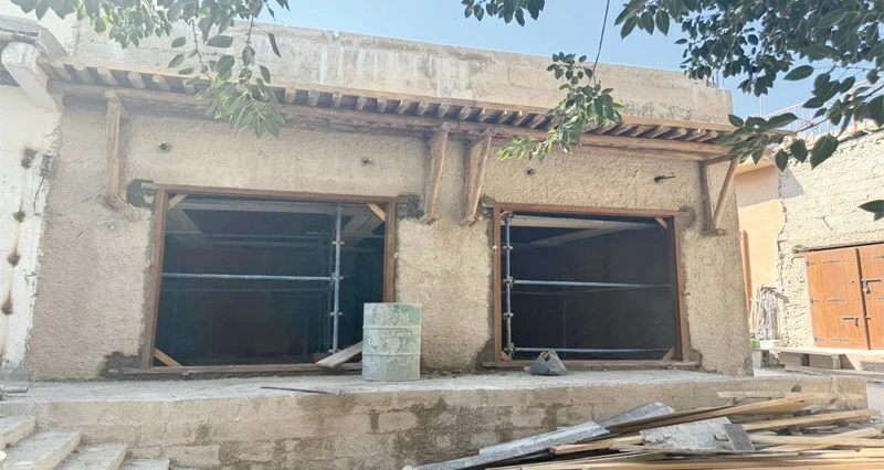 80 % نسبة إنجاز الأعمال فـي مشروع تأهيل وتطوير سوق بهلاء