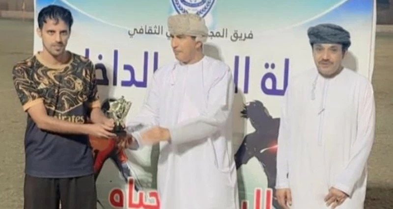 فوز فريق الوهج بلقب بطولة المجد بالمصنعة