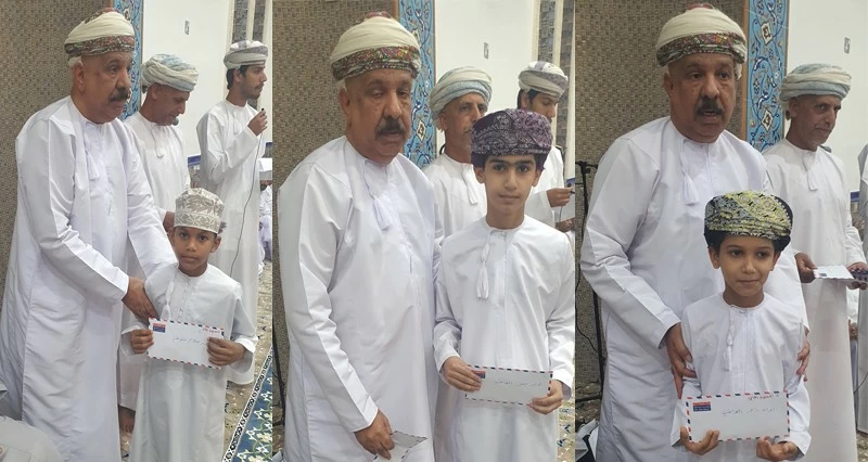 تكريم الفائزين في مسابقة القرآن الكريم في المصنعة