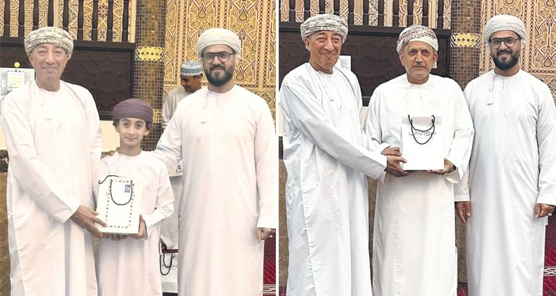 تكريم الفائزين فـي المسابقات الرمضانية فـي شناص