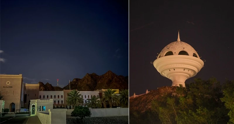 مسقط تحتفل بساعة الأرض بإطفاء الأنوار فـي معالمها البارزة
