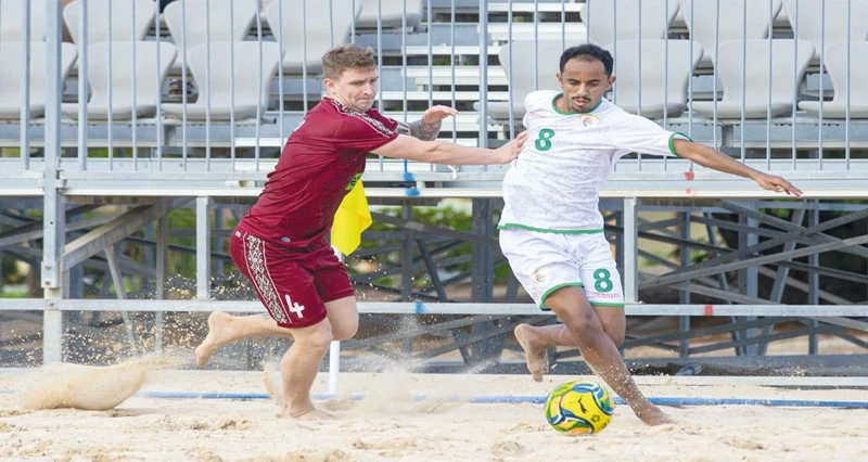 منتخبنا للقدم الشاطئية يتفوق على منتخب بيلاروسيا وديا