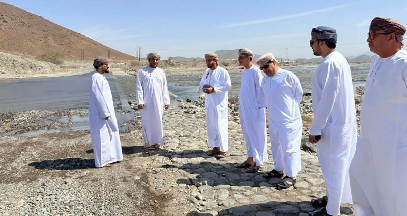 تقيّيم ميداني حوب اضرار البنية الأساسية للطرق في الداخلية