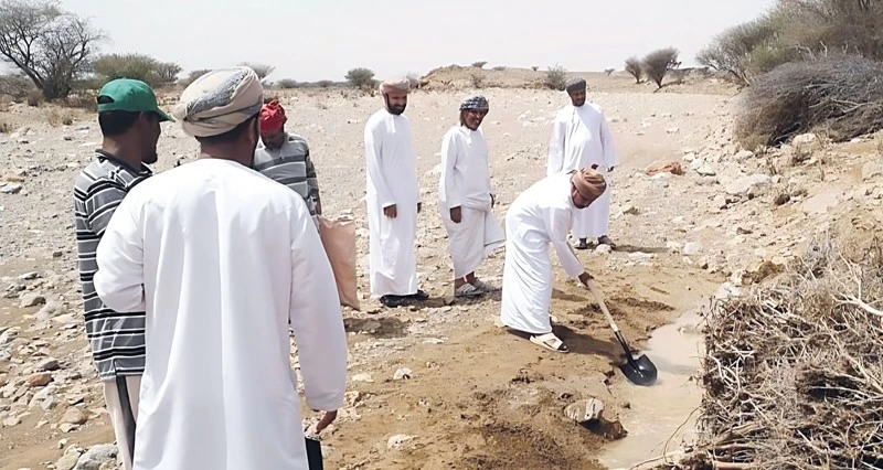 غرس مليون بذرة من النباتات البرية فـي حديقة السليل الطبيعية