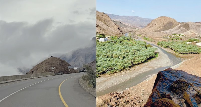 المصور ياسر الخنبشي يوثق &laquo;منخفض المسرّات&raquo; بالرستاق