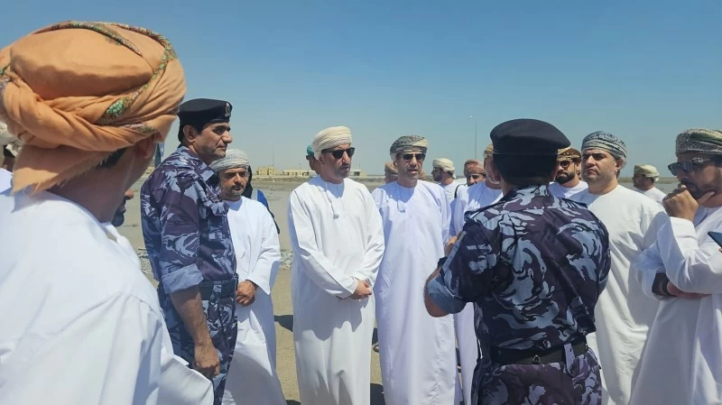 الاطلاع على الأضرار الأساسية جراء 'منخفض المسرات' في شناص