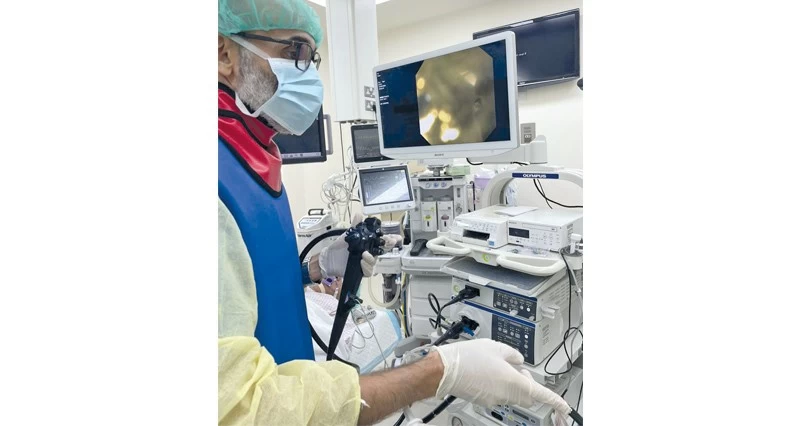 إجراء أول تداخل علاجي متقدم للقنوات المرارية بـ&laquo;عبري المرجعي&raquo;