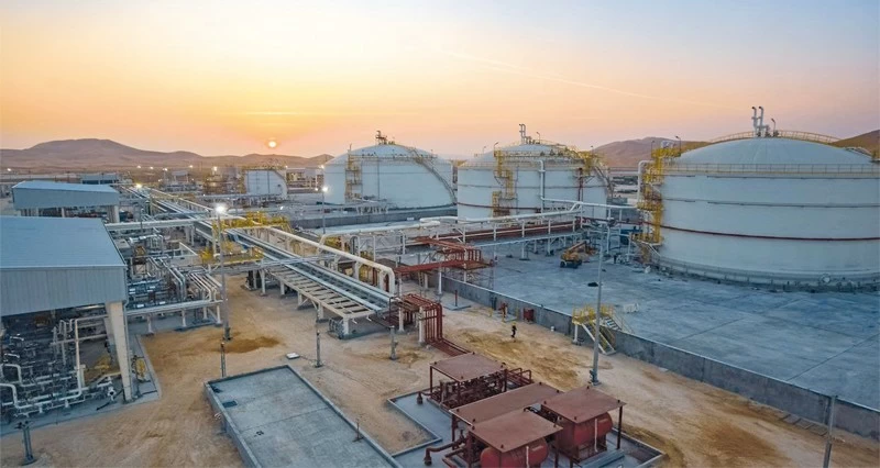 أكثر من 8 مليارات متر مكعب إنتاج الغاز الطبيعي فـي سلطنة عمان فبراير الماضي