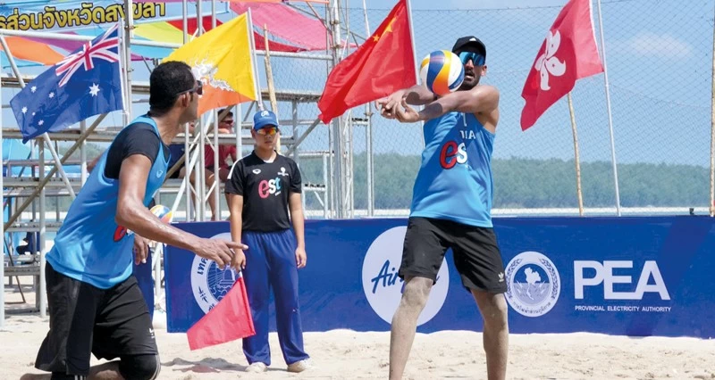 منتخب الطائرة الشاطئية ينهي مشواره فـي الجولة الآسيوية بتايلاند بعد الخسارة من استراليا