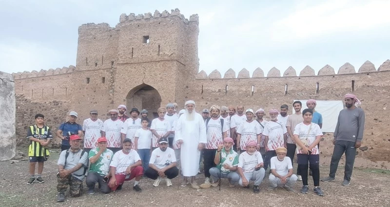 مسير رياضي بقرية عجيب الجبلية فـي شناص