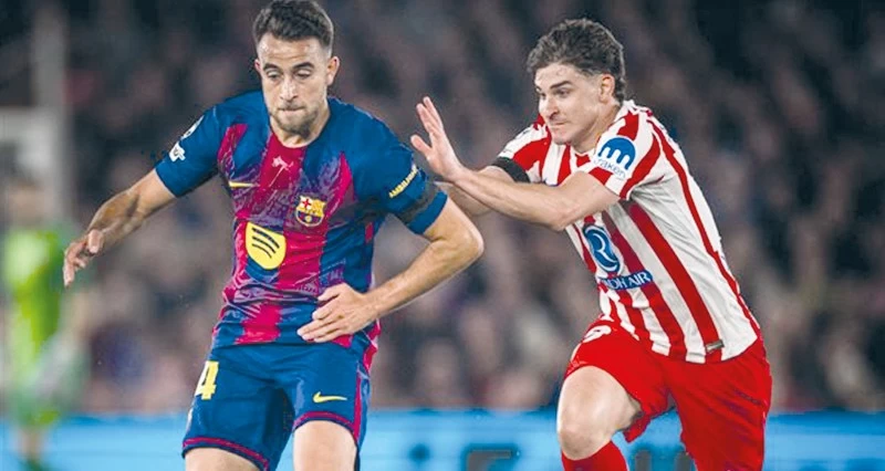 برشلونة يودع دوري أبطال أوروبا رغم فوزه على أتلتيكو مدريد