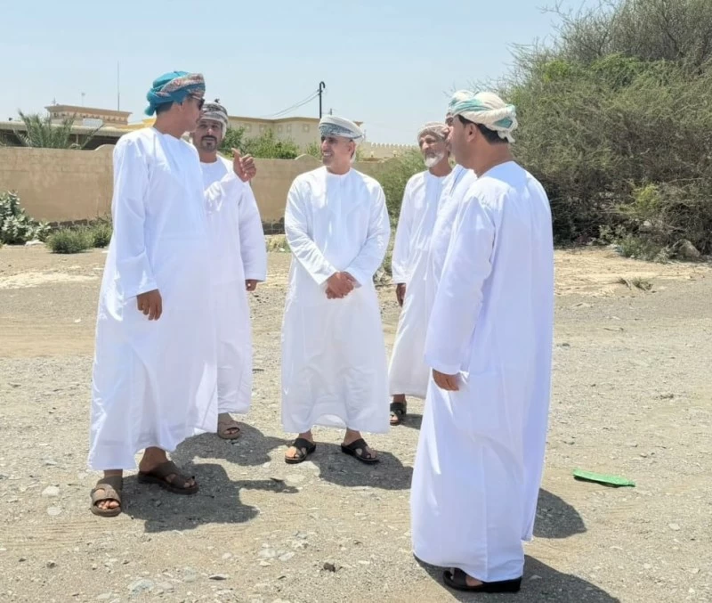 الاطلاع على المواقع المتاثرة من منخفض المسرات في شناص
