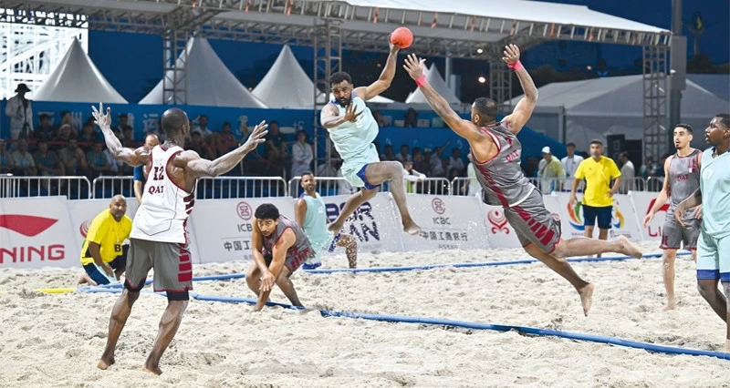 فـي دورة الألعاب الآسيوية الشاطئية القدم يفتتح مشواره بلقاء فلسطين واليد يواجه تايلند