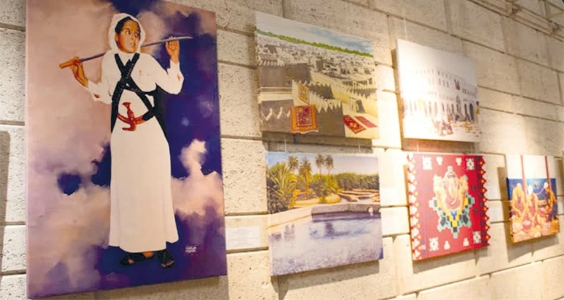 مشاركة عمانية فـي المعرض الفني الدولي بكازاخستان