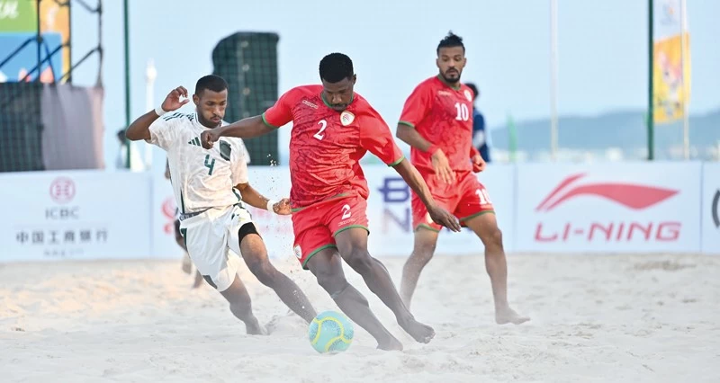 منتخبنا للطائرة يتأهل لنصف نهائي الألعاب الآسيوية الشاطئية بالفوز على إيران