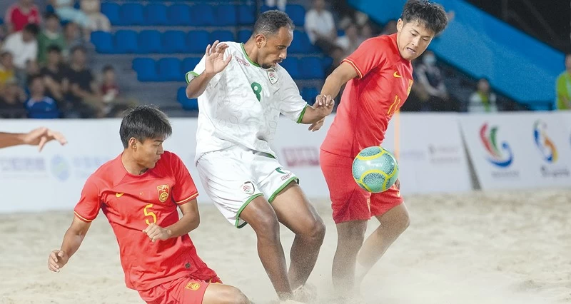 فـي دورة الألعاب الآسيوية الشاطئية .. منتخب القدم يلاقي إيران فـي النهائي وطائرتنا تلعب على البرونزية