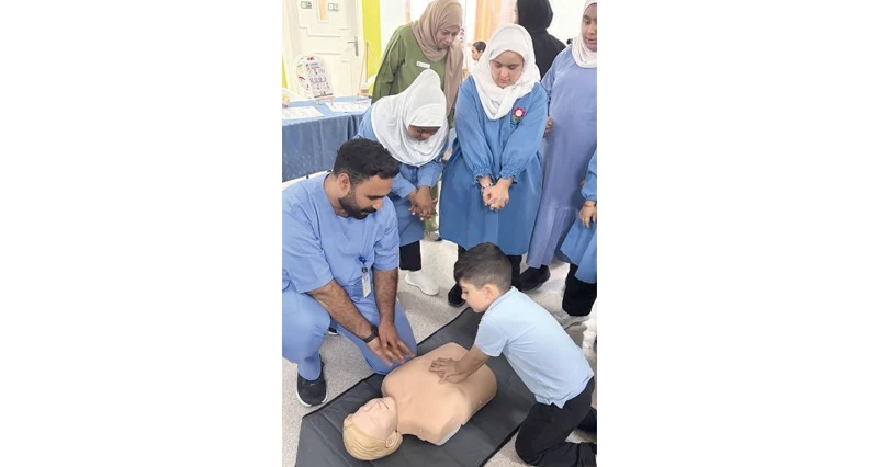 زيارة توعوية صحية إلى جمعية الأطفال ذوي الإعاقة