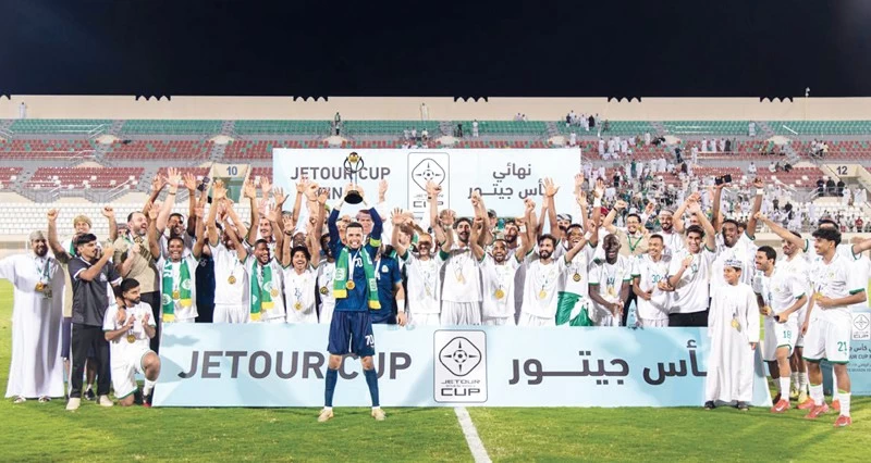 بعد الفوز على النهضة.. صحار يعانق لقب كأس جيتور بجدارة
