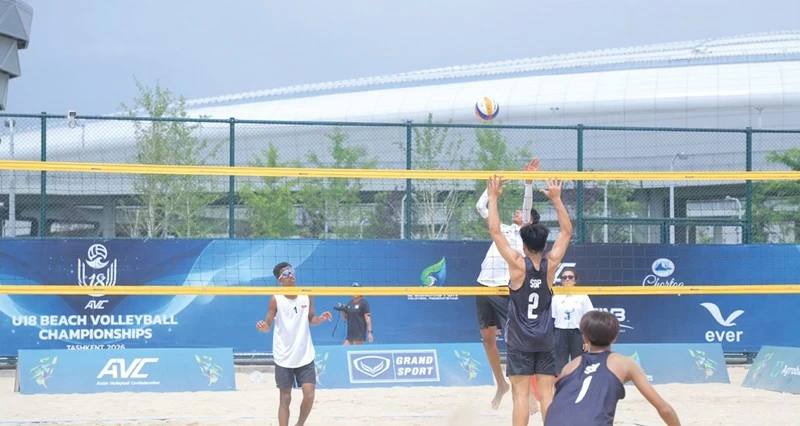 منتخب الطائرة الشاطئية للشباب يودع منافسات البطولة الآسيوية