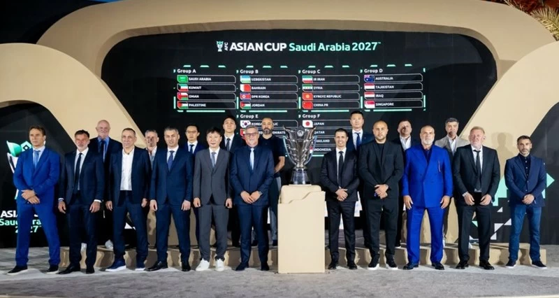 فـي قرعة كأس آسيا 2027م .. منتخبنا الوطني بالمجموعة الأولى و &laquo;السكتيوي&raquo; يصنفها ضمن أقوى المجموعات بالبطولة