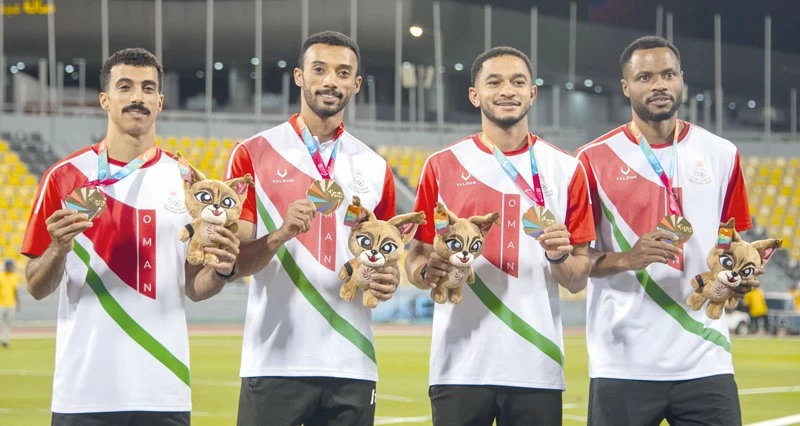 فـي دورة الألعاب الرياضية الخليجية الرابعة بقطر .. منتخباتنا الوطنية تضاعف غلتها من الميداليات وتحتل المركز الرابع برصيد 20 ميدالية ملونة