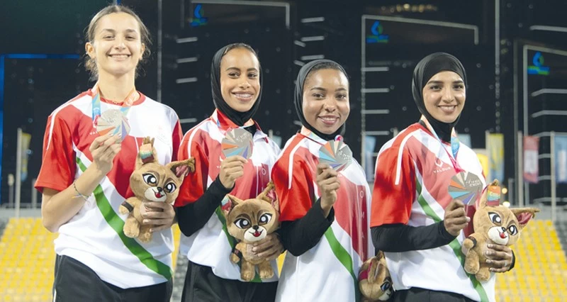 فـي دورة الألعاب الرياضية الخليجية الرابعة بقطر .. منتخباتنا الوطنية تضاعف غلتها من الميداليات وتحتل المركز الرابع برصيد 20 ميدالية ملونة