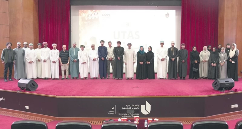 جامعة التقنية بمسقط تدشن النادي السينمائي