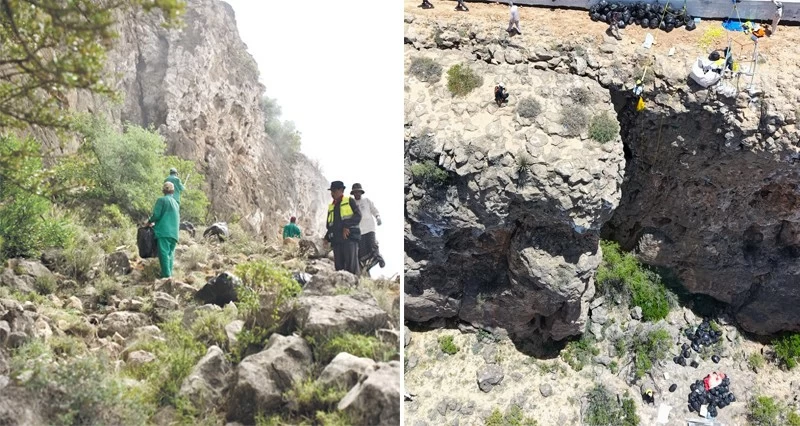 حملة بيئية لحماية وصون النظم الطبيعية فـي جبل سمحان بمرباط