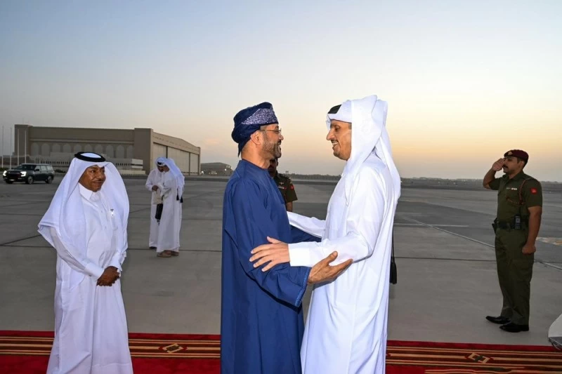 وزير الخارجية يستقبل رئيس مجلس الوزراء وزير الخارجية القطري
