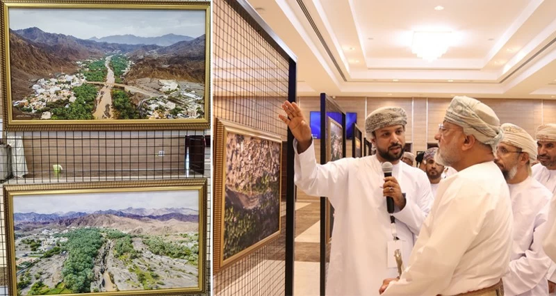 افتتاح معرض &laquo;الرستاق من السماء&raquo; ضمن فعاليات ملتقى برزة للفنون البصرية