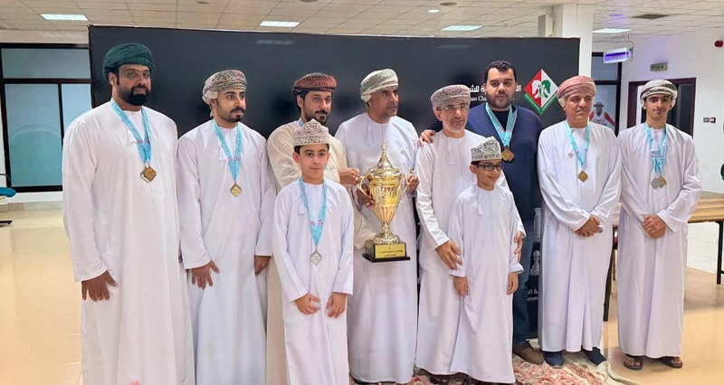 نادي نخل يتوج بطلا لبطولة الأندية العمانية للشطرنج