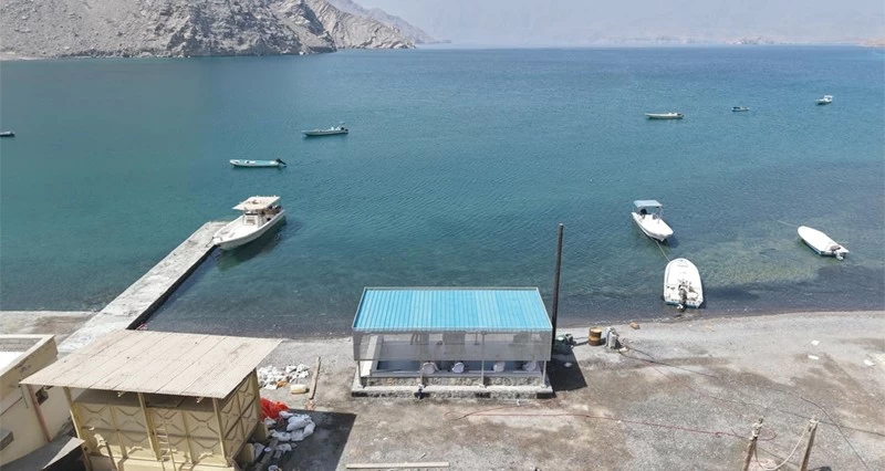 انتهاء الأعمال الإنشائية لتأهيل المناطق البحرية فـي مسندم