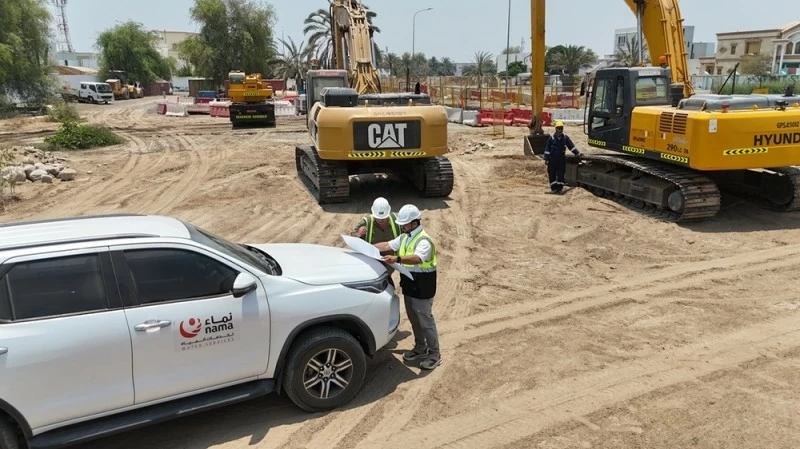 'نماء لخدمات المياه' تنفذ مشروع الصرف الصحي في صحار