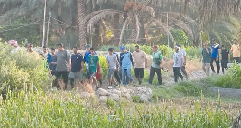 700 مشارك بمسير &laquo;خطى وأثر الأجداد&raquo; فـي بهلاء