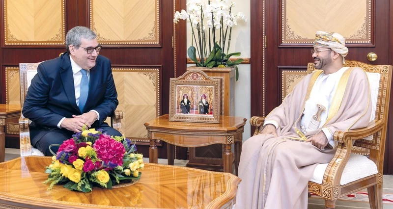 وزير الخارجية يودع سفيرة أوكرانيا ويتسلم نسخة من أوراق اعتماد سفير البرازيل