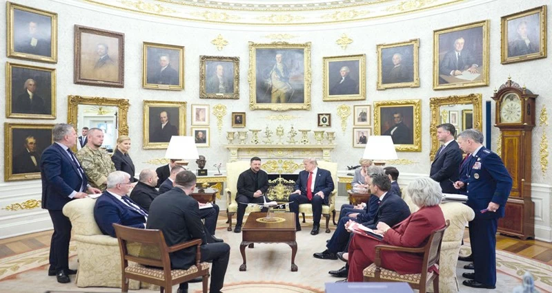 زيلينسكي: ترامب وافق على منح أوكرانيا تراخيص لإنتاج صواريخ باتريوت الاعتراضية