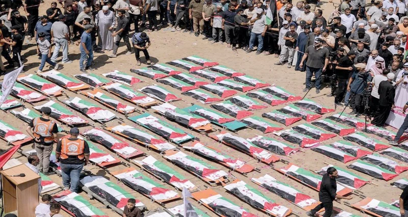 بتشييع &laquo;112&raquo; شهيدا.. جنازة جماعية غير مسبوقة فـي غزة