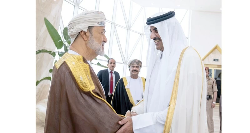 فـي لقاء أخوي بالدوحة.. جلالة السلطان وأمير قطر يتناولان تطوير أوجه التعاون