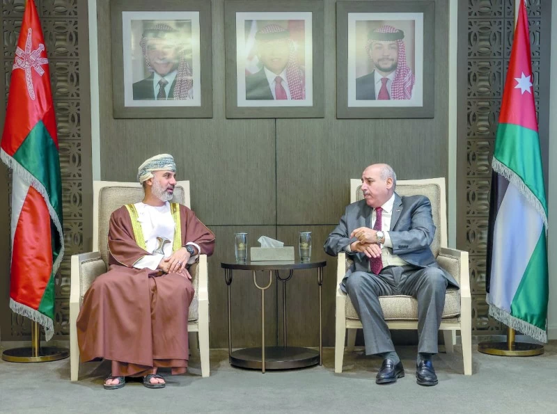 بحث تعزيز التعاون البرلماني والاقتصادي بين سلطنة عمان والأردن