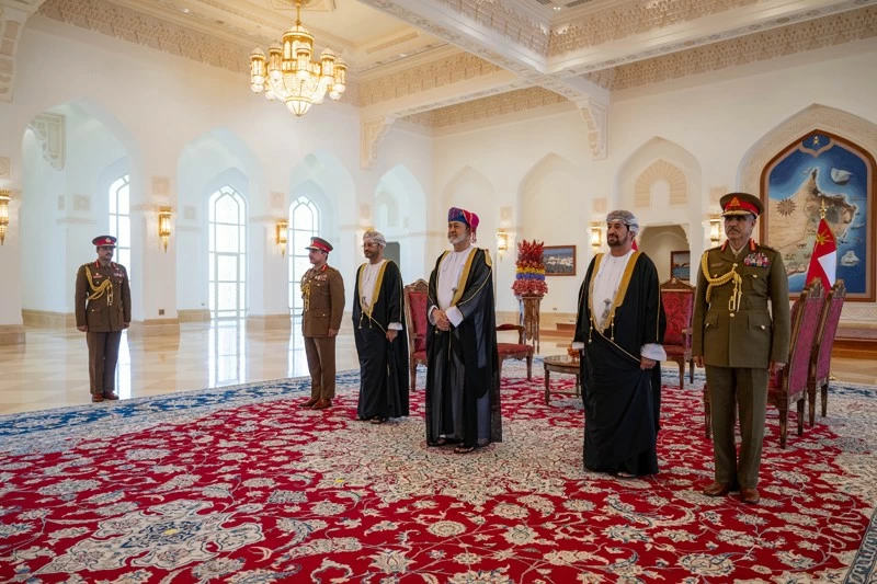 جلالة السلطان يتقبل أوراق اعتماد عددٍ من سفراء الدول الصديقة