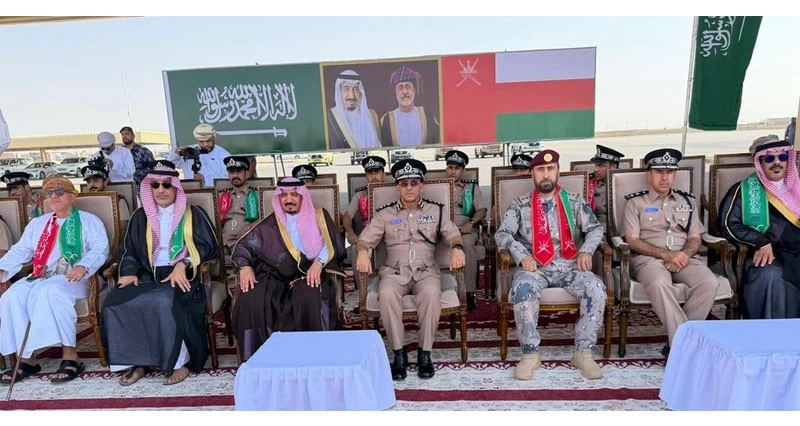 منفذ الربع الخالي الحدودي يحتفل باليوم الوطني السعودي