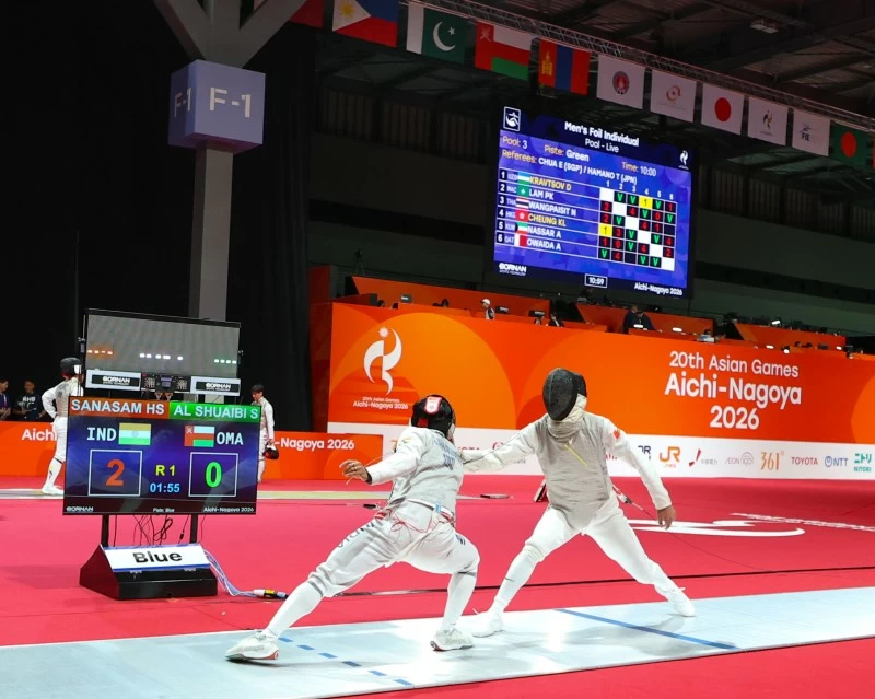 في دورة الألعاب الآسيوية العشرين ' آيتشي &ndash; ناغويا' : خسارة ثانية للهوكي .. والمبارزة يخرج من دور الـ ١٦ في سلاح الإيبيه والفلوري الكرة الشاطئية ' ب ' يبحث عن التعويض أمام إيران