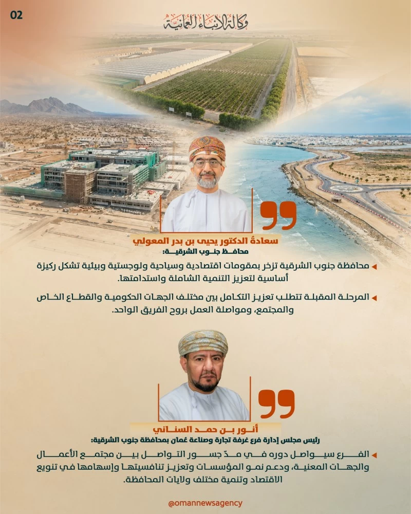 مشروعات تّنمويّة وخدميّة بجعلان بني بوعلي وجعلان بني بو حسن والكامل والوافي
