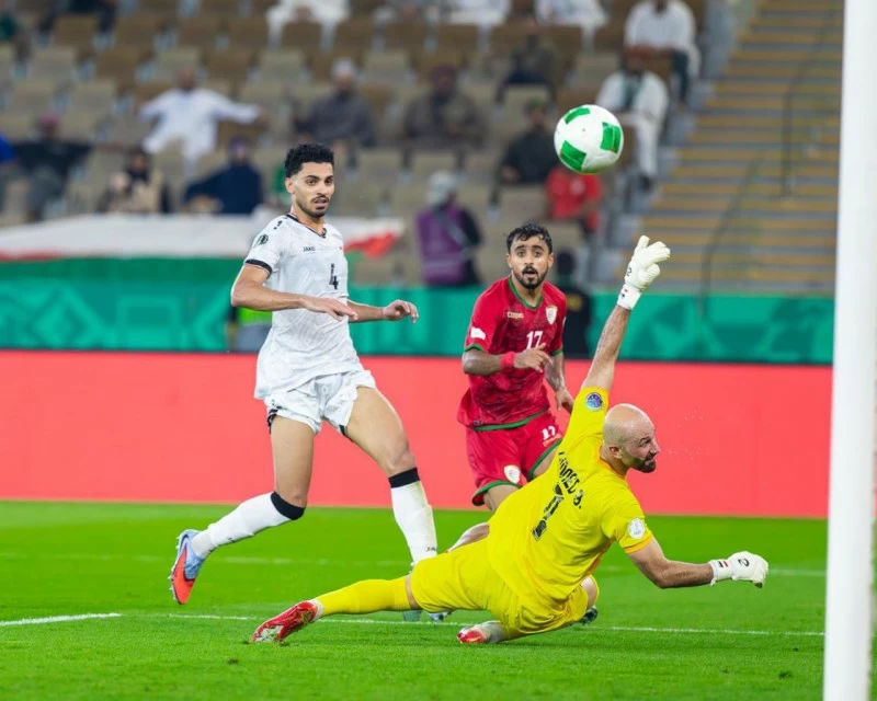 بهدف ناصر الرواحي .. منتخبنا يفتتح مشواره بالتعادل ١/١ في خليجي الديار العربية ٢٧ امام العراق