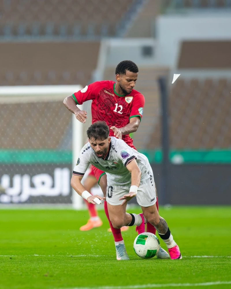 بهدف ناصر الرواحي .. منتخبنا يفتتح مشواره بالتعادل ١/١ في خليجي الديار العربية ٢٧ امام العراق