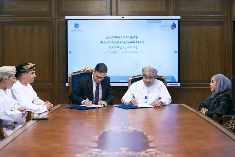 جامعة التقنية والعلوم التطبيقية توقع 3 مذكرات تفاهم لتعزيز التعاون الأكاديمي والبحثي