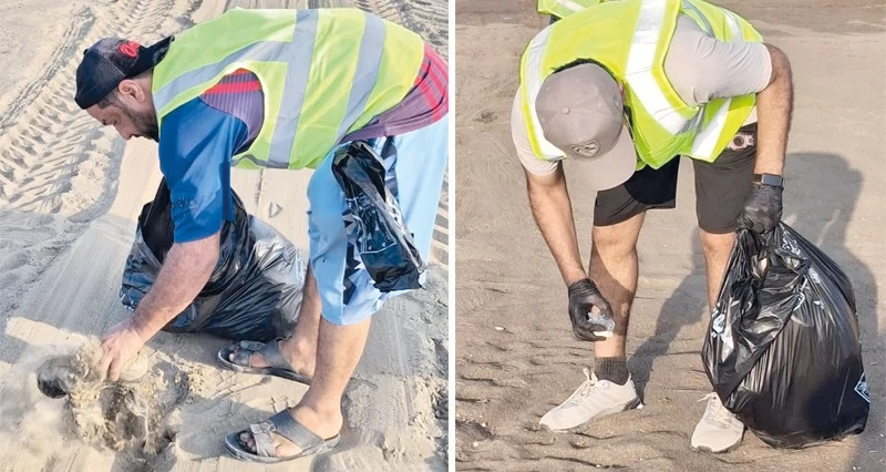 تنظيف الشواطئ فـي شناص