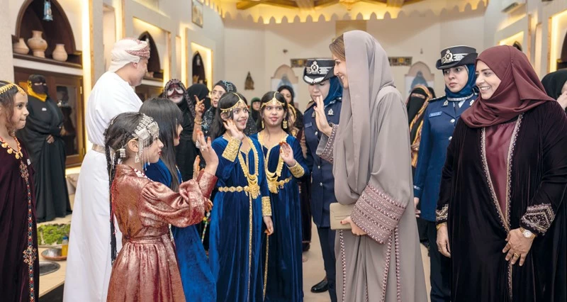 السيدة الجليلة توجه كلمة بمناسبة يوم المرأة العمانية